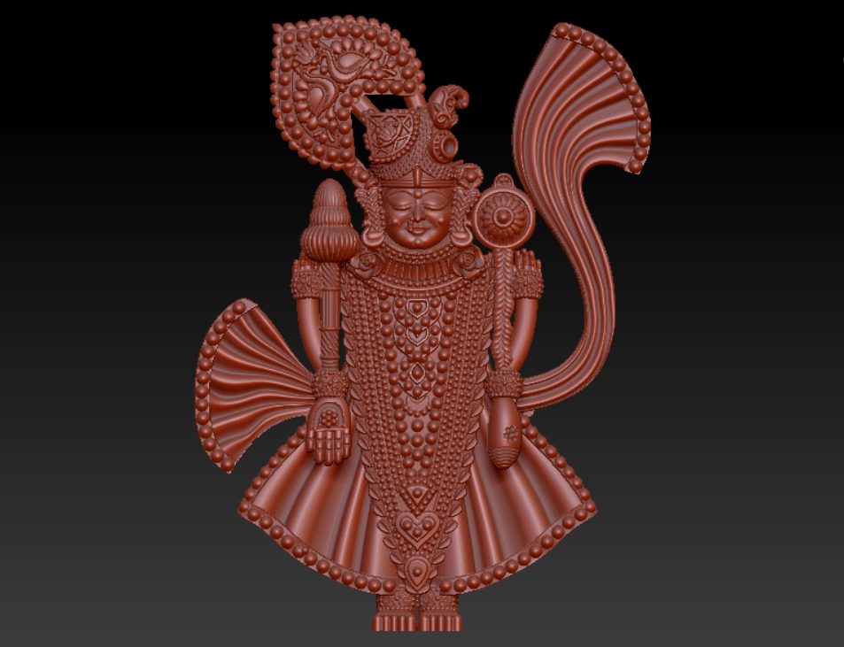 Shree Dwarkadhish Maharaj – Premium 3D Model 000064
